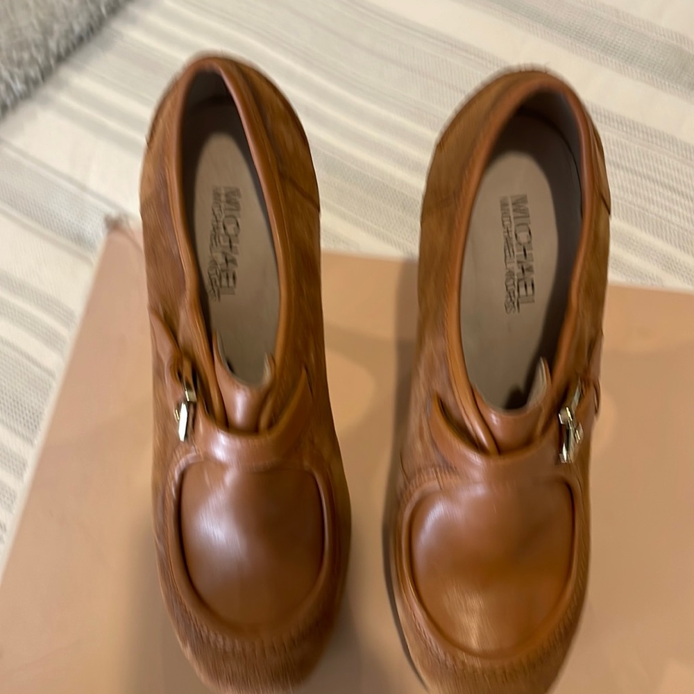 Tan MK booties